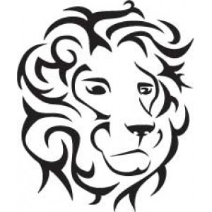 6067 lion stencil
