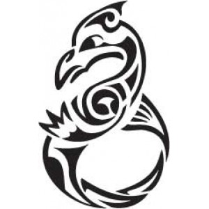 6071 tribal sea dragon stencil