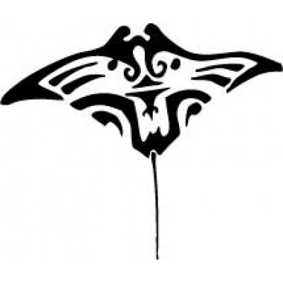 6074 mantaray/stingray stencil