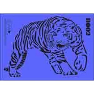 b02 xxl tiger stencil 250mm x 350mm