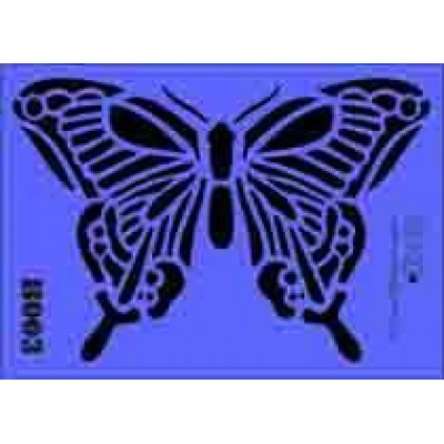b03 xxl butterfly stencil 250mm x 350mm