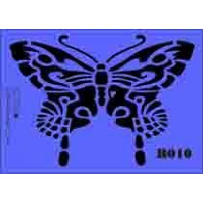b10 xxl butterfly stencil 250mm x 350mm