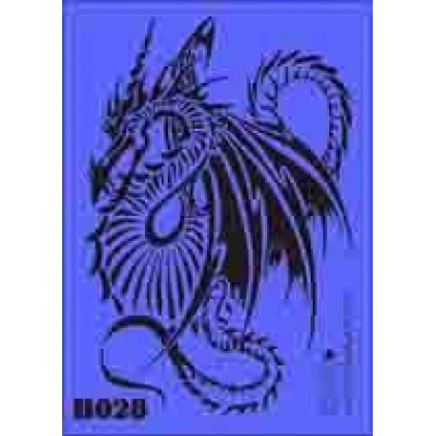 b28 xxl dragon stencil 250mm x 350mm