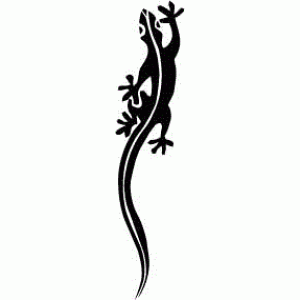 6134 lizard reusable stencil