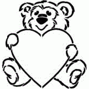 6140 teddy heart reusable stencil