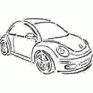 6167 vw beetle reusable stencil