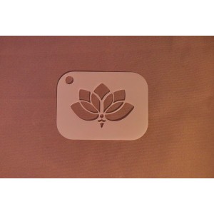 2015 Lotus Flower Re-Usable Stencil