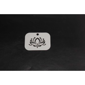 2081 Lotus Flower Re-Usable Stencil