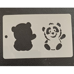 Cute panda with backing 