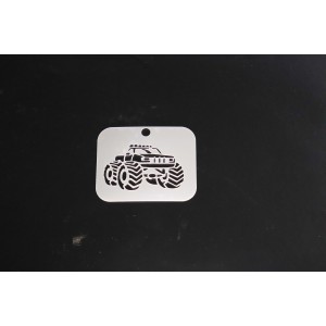 3034 Monster Truck Small Re-Usable Stencil