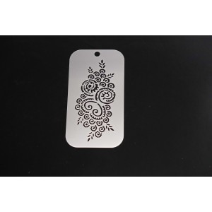3067 Henna Inspired Design Re-Usable Stencil
