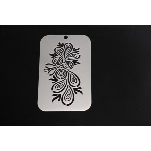 3081 Henna Inspired Design Re-Usable Stencil