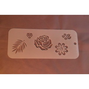 4006 Flowers Re-Usable Stencil