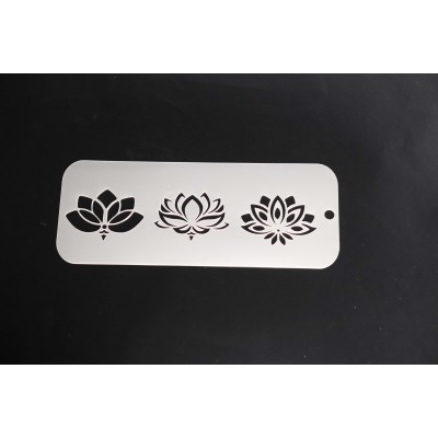 4039 Lotus Flowers Re-Usable Stencil
