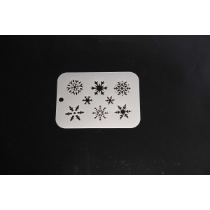 4072 Snow Flake Set Re-Usable Stencil