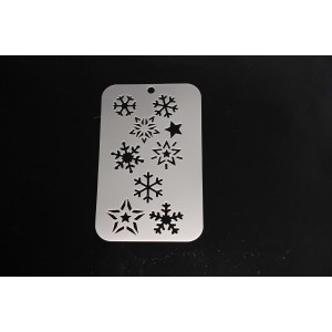 4079 Snowflakes Re-Usable Stencil
