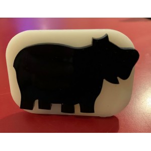 102 hippo reusable glitter stamp