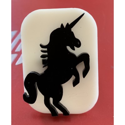 052 Unicorn 3 Glitter Stamp