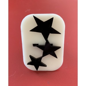 049 Stars Glitter Stamp