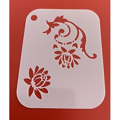 6269 henna inspired reusable stencil / stencils