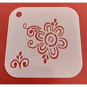 6272 henna inspired reusable stencil / stencils