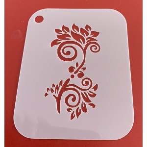 6284 henna inspired reusable stencil / stencils