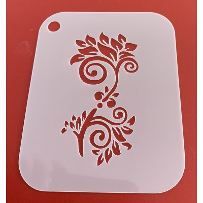 6284 henna inspired reusable stencil / stencils