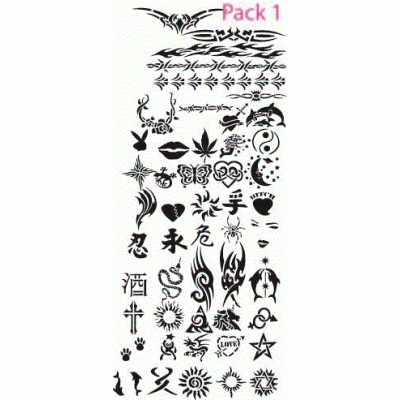 Discount pack of  50 re-usable stencils number 1