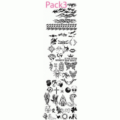 Discount pack of 50 re-usable stencils number 3