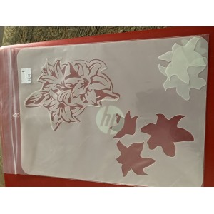 lilies tattoo sleeve stencil 