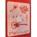 Guitar and music tattoo sleeve stencil 